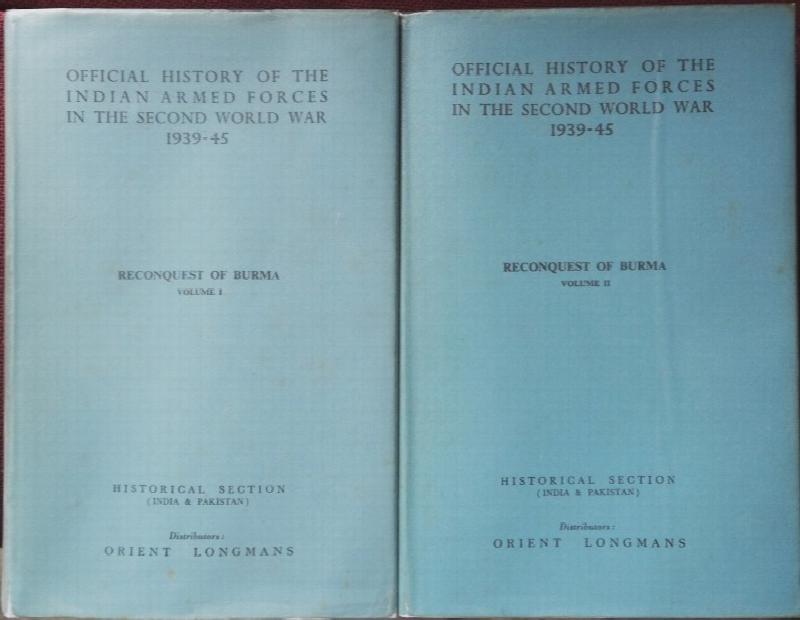 Official History of The Indian Armed Forces in The Second World War ...